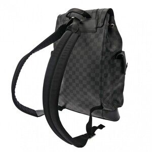 Louis Vuitton Graphite Daypack Backpack Damier Black Christopher Canvas